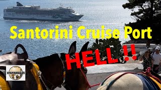 Santorini cruise port HELL [upl. by Rafaelof364]