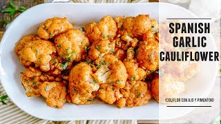 Spanish Garlic Cauliflower  Irresistibly Good amp Easy to Make [upl. by Epperson168]