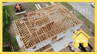 COMPLETE House Construction TIMELAPSE [upl. by Atinehs]