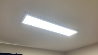 HOWTO  Install an LED Color Changing Flat Panel light [upl. by Morville824]