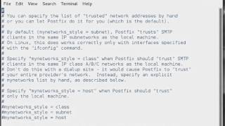 How to configure SMTP POSTFIX MAIL in Linux [upl. by Nordgren63]