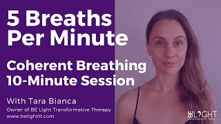 Guided Breath Session  Coherent Breathing  5 Breaths Per Minute [upl. by Anyahs120]