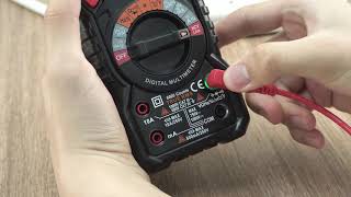 How to Test Live with KAIWEETS HT118A Multimeter [upl. by Salot]