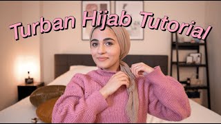 Turban Hijab Tutorial super easy  for everyday life [upl. by Nylaj]