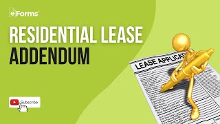 Addendum to Residential Lease EXPLAINED [upl. by Ettenwad]