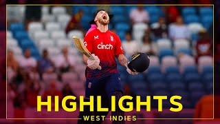 Salt Hits Stunning Century  Highlights  West Indies v England  4th T20I [upl. by Dnomad]