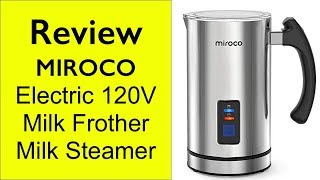 Review Miroco Milk Frother  How to make froth milk at home [upl. by Durware179]