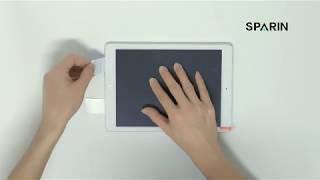 Installation Tutorial for Tablet Screen Protector with Guide Stickers SPARIN A09 [upl. by Sarchet]