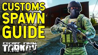 How to Survive More Customs Raids In Tarkov  Spawn Guide [upl. by Callum]