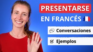 Cómo Presentarse En Francés 🇫🇷 Conversaciones Básicas Ejemplos [upl. by Atsyrc347]