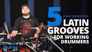 5 Latin Grooves Every Drummer Should Know Juan Carlito Mendoza [upl. by Yllah]