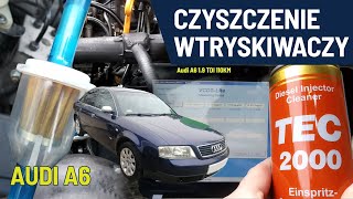 Audi A6 19 jak wyczyścić wtryskiwacze diesel TEC 2000 [upl. by Eilloh]