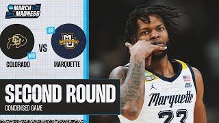 Marquette vs Colorado  Second Round NCAA tournament extended highlights [upl. by Salisbury]