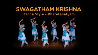 Swagatham krishna  Dance Style Bharatanatyam  NatyamUAE Classical Hits  Episode 4 [upl. by Madaih207]