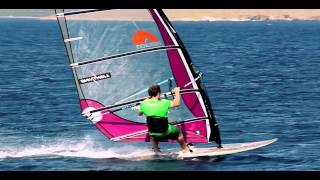 Windsurfing Carve Gybe tuition from Sam Ross [upl. by Anirat]