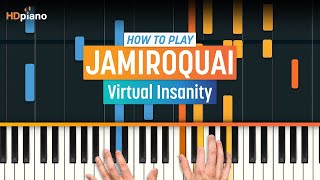 How to Play quotVirtual Insanityquot by Jamiroquai  HDpiano Part 1 Piano Tutorial [upl. by Olodort]