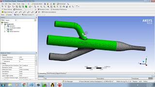 Ansys Tutorial  Fluid Flow AnalysisCFD [upl. by Holcman168]