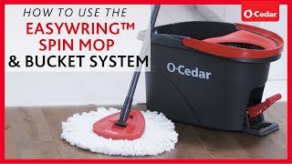 How To Use The EasyWring™ Spin Mop amp Bucket System [upl. by Yesdnyl]