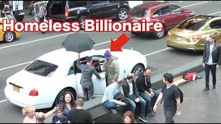 The Homeless Billionaire Prank [upl. by Aseral]