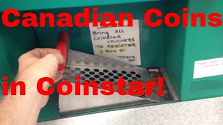 Cashing in Canadian Coins at Coinstar [upl. by Iderf]