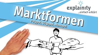 Marktformen einfach erklärt explainity® Erklärvideo [upl. by Nrubyar972]