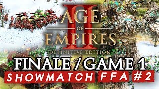 Age of Empires II FFA 2  Finale  Game 1 ShowMatch 3000€ Cash prize [upl. by Zebapda]