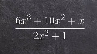 Dividing polynomials using long division [upl. by Aicitan]