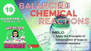 Grade 10 SCIENCE  Quarter 4 Module 5A  Balancing Chemical Reactions [upl. by Dumas]