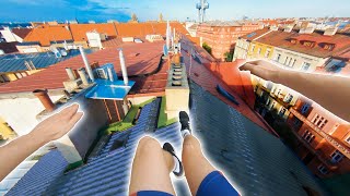 Prague Parkour POV 🇨🇿 [upl. by Nahgen]