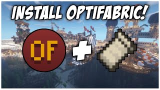 the EASIEST Optifine amp Optifabric in Minecraft Java 121 Tutorial [upl. by Imoyaba]