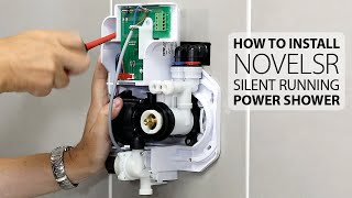 Triton Novel SR Power Shower  How to install [upl. by Jard]