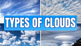 Cloud types stratus cumulus cirrus nimbus  strange formations [upl. by Wsan674]