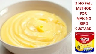 Quick and Easy Custard Recipe 3 Method Bird Custard Recipe [upl. by Adiraf]