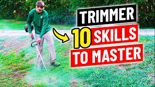 How to Use a String Trimmer  10 Skills to Master [upl. by Roon454]