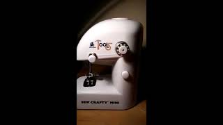 Sew Crafty Mini Sewing Machine How to Thread it [upl. by Nnainot]