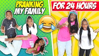 PRANKING MY KIDS FOR 24 HOURS [upl. by Elnora]