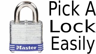 How To Pick A Master Lock Easily [upl. by Flip]