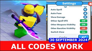 ALL CODES WORK New Map Weapon Fighting Simulator ROBLOX  SEPTEMBER 30 2024 [upl. by Towbin]