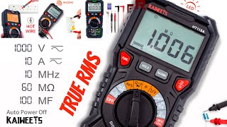 📦 cheap KAIWEETS HT118A Digital Multimeter True RMS TRMS 6000 Review [upl. by Ailicec]