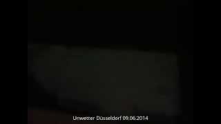 Sturm ELA Gewitter Unwetter 09062014 in Düsseldorf Gerresheim [upl. by Niriam44]