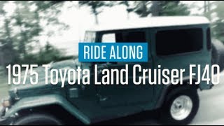 1975 Toyota Land Cruiser FJ40  Ride Along [upl. by Rakel962]