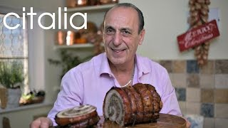 Gennaro Contaldo’s Christmas Porchetta Recipe  Citalia [upl. by Devad]