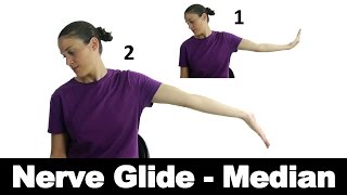 Nerve Glide  Median  Ask Doctor Jo [upl. by Noicpesnoc]