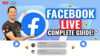 Facebook Live Streaming  COMPLETE Beginners Guide [upl. by Yelkrab]