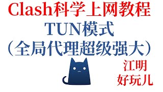 2022最新Clash科学上网教程，Clash的TAP和TUN Mode设置实现全局代理，支持游戏加速，OBS直播，netflix软件等。 [upl. by Alithia]