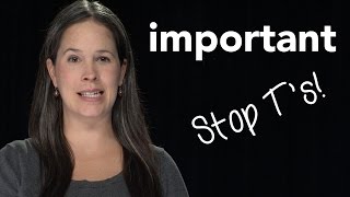 How to Pronounce IMPORTANT  American English [upl. by Hardan]