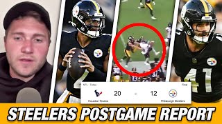 Pittsburgh Steelers x Houston Texans Preseason Postgame Report [upl. by Ainevul]