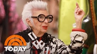 96YearOld Fashion Icon Iris Apfel Ripped Jeans Are ‘Insanity’  TODAY [upl. by Faustine]