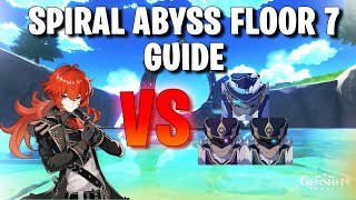 Spiral Abyss Floor 7 Guide  Genshin Impact [upl. by Saravat389]