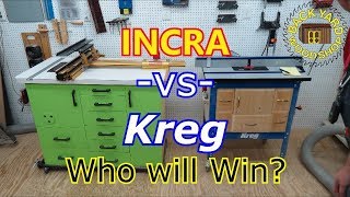 Incra vs Kreg  Router Tables Winner Declared [upl. by Manvell]